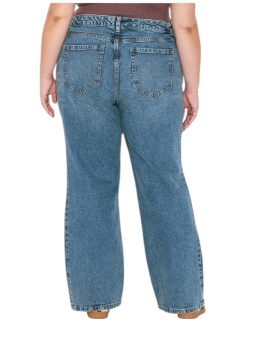 Wild Fable Low Rise Bootcut Plus Size Classic Denim Blue Jeans Size 17 | NWT - Picture 3 of 10